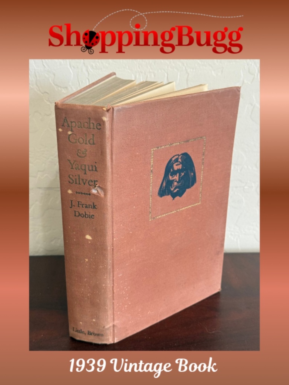 Apache Gold & Yaqui Silver By J Frank Dobie 1939 Reprint Tom Lea Illustrated HC